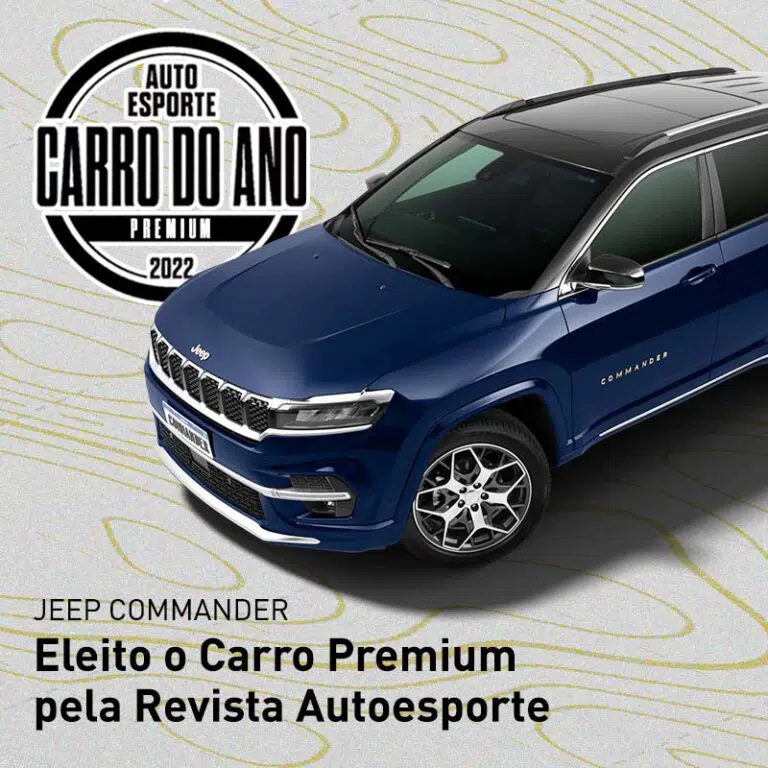 Jeep Commander recebe o prêmio de Carro Premium do Ano pela Revista Autoesporte dezembro