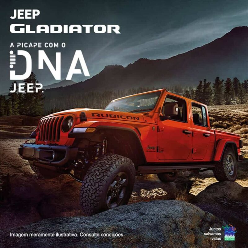 Novo Jeep Gladiator com DNA Jeep