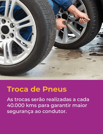 Locação Fiat Flua! Trocas de pneus regulares para a segurança dos condutores.